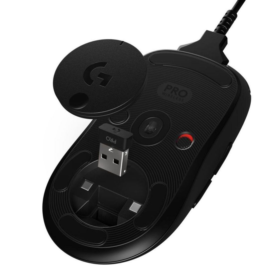 Mouse Gamer Logitech G PRO Preto sem fio - 910-005271 - Mega Market