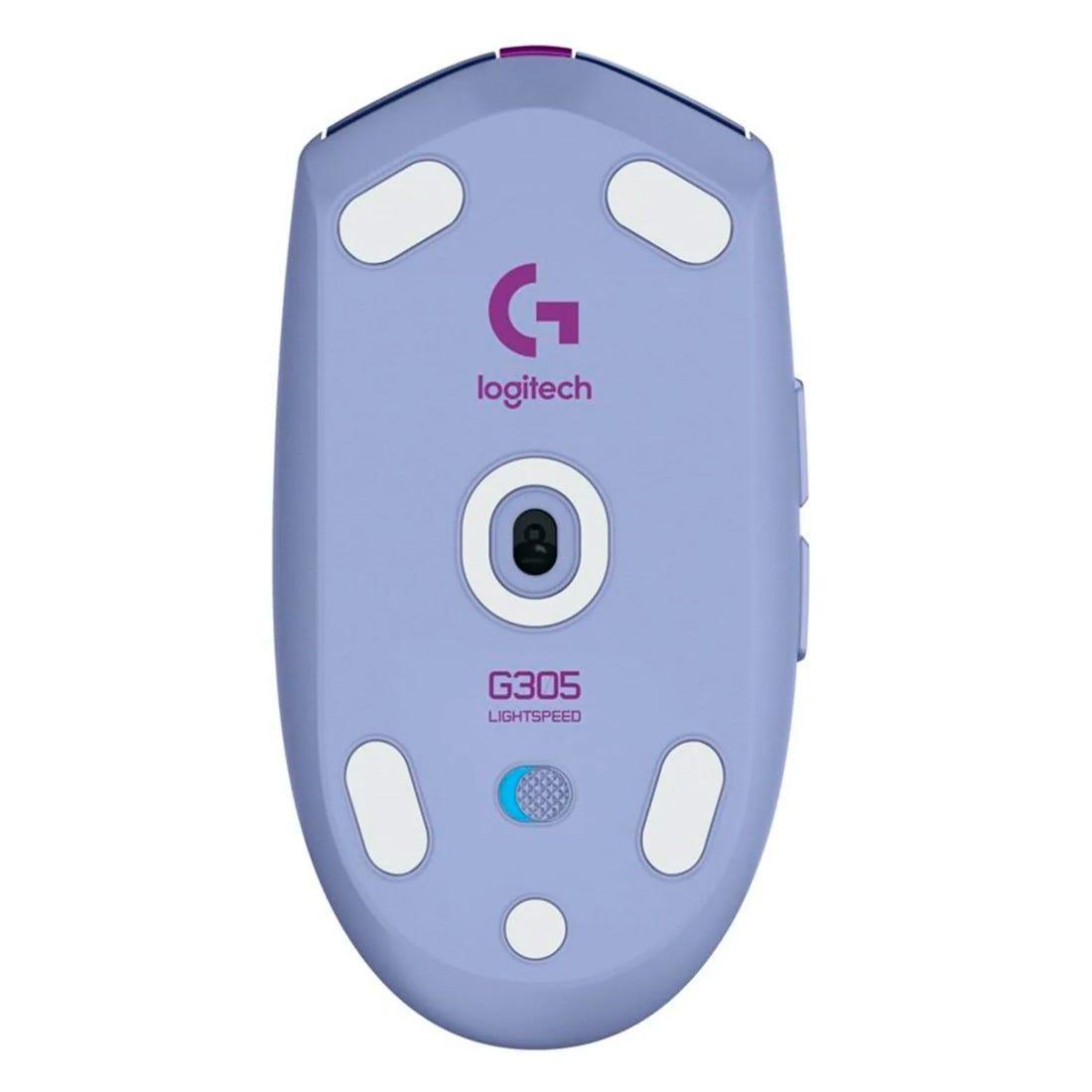 Mouse Gamer Logitech G305 Lilás Sem Fio 910-006021 - Mega Market