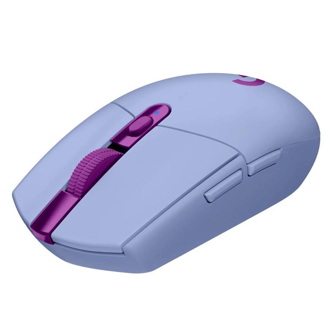 Mouse Gamer Logitech G305 Lilás Sem Fio 910-006021 - Mega Market