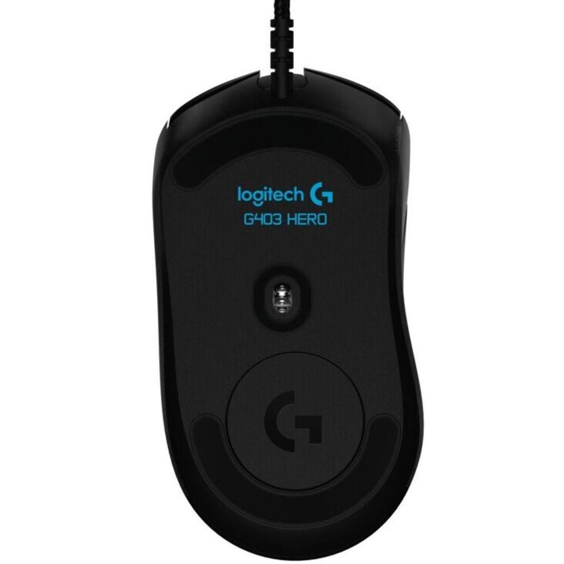 Mouse Gamer Logitech G403 Preto Hero USB 910-005631 - Mega Market