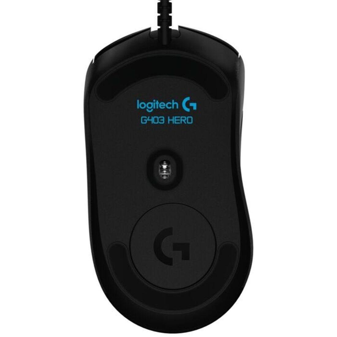 Mouse Gamer Logitech G403 Preto Hero USB 910-005631-V - Mega Market