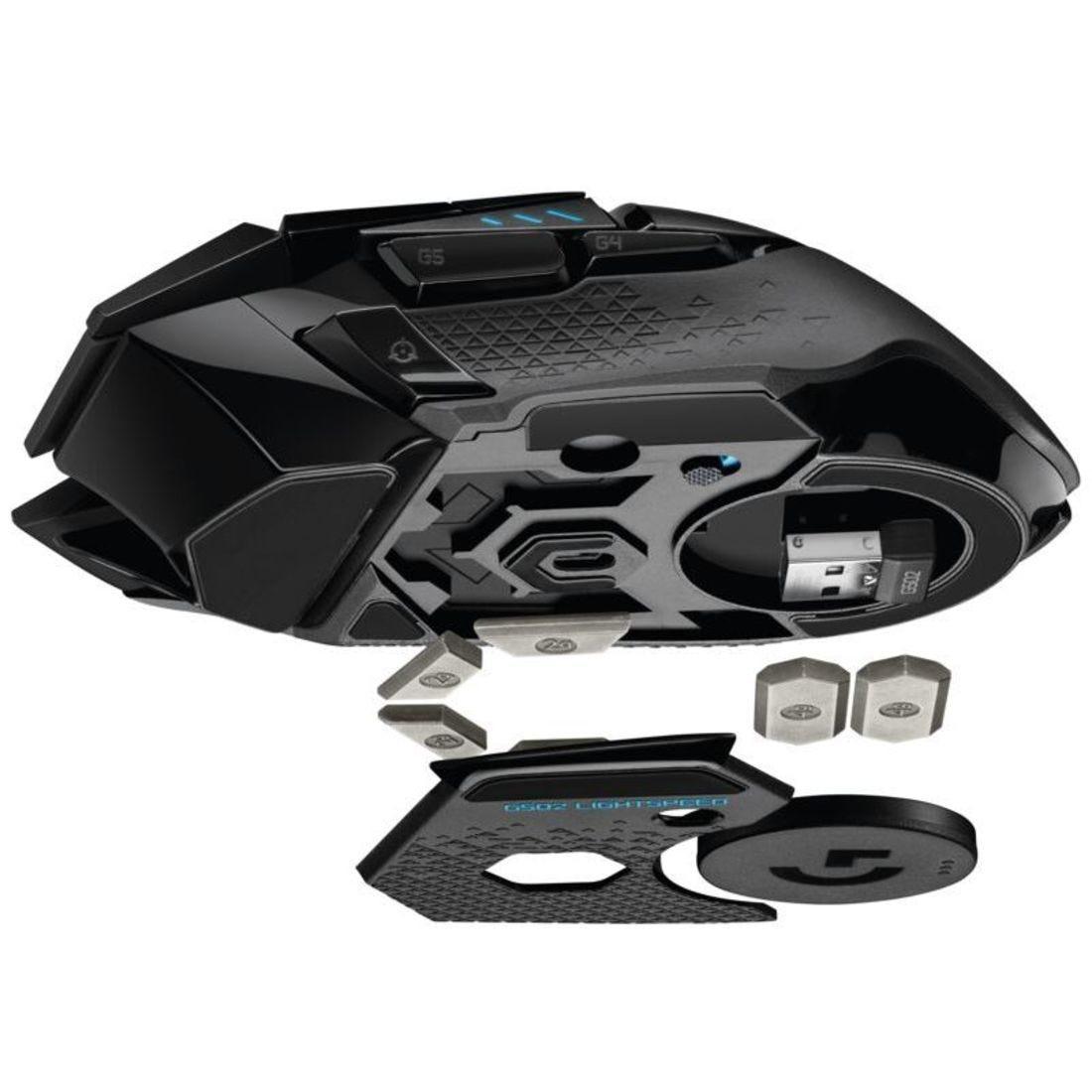 Mouse Gamer Logitech G502 Pt Lightspeed s/fio 910-005566 - Mega Market