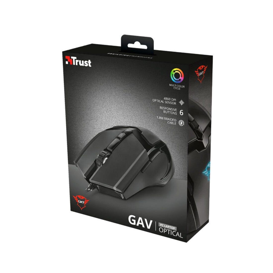 Mouse Gamer Trust GXT 101 Gav LED 21044i - Mega Market
