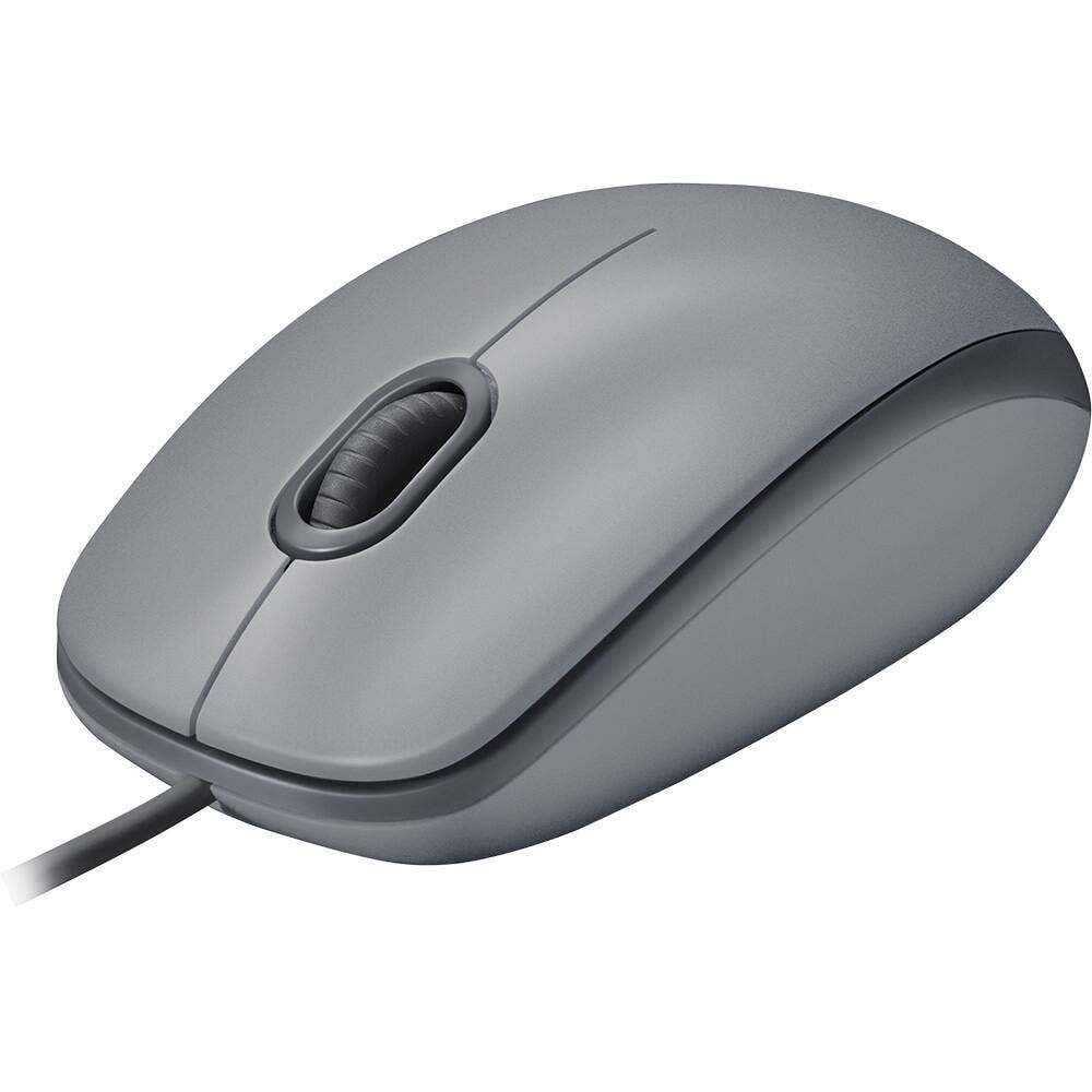 Mouse Logitech com Fio USB M110 Cinza - 910-006757 - Mega Market