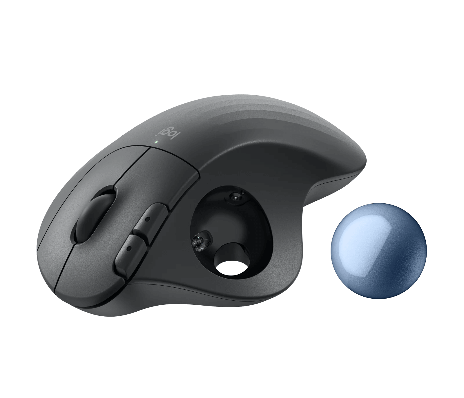 Mouse Logitech Ergo M575S Grafite sem Fio - 910-007031 - Mega Market