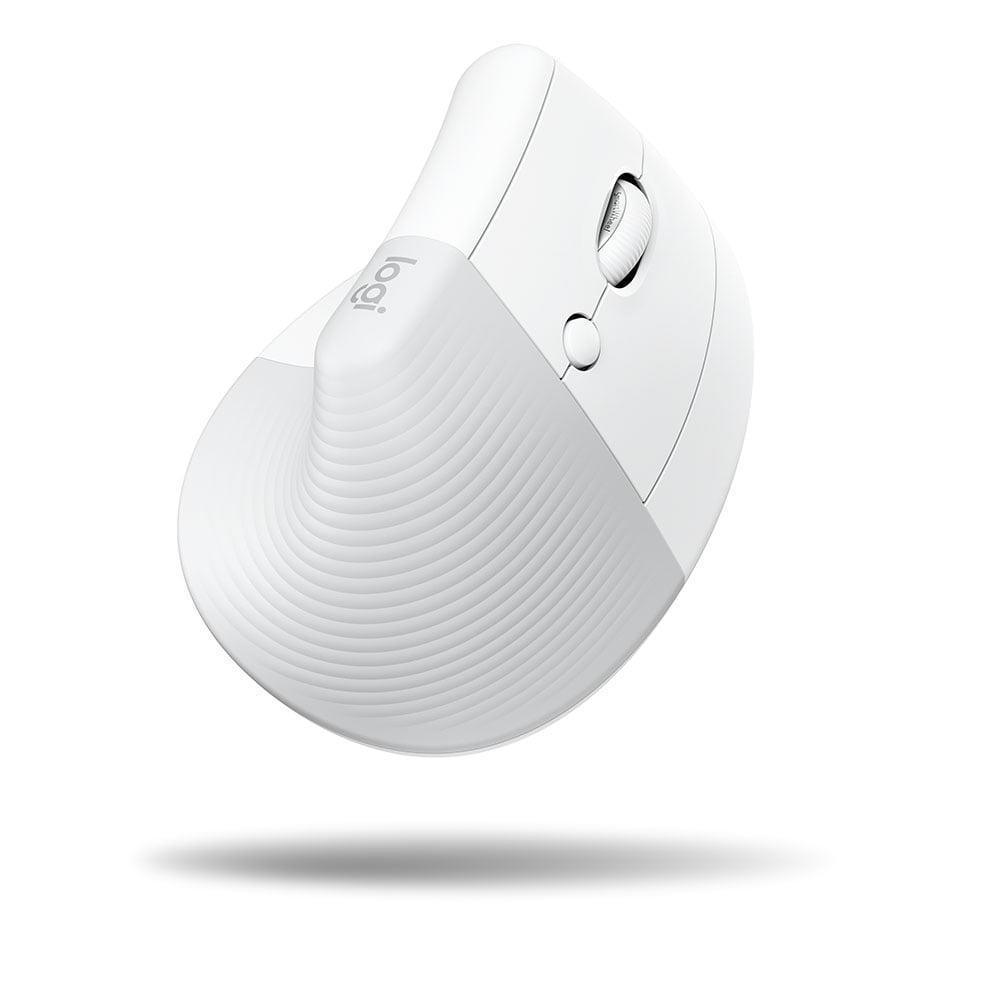 Mouse Logitech Lift Branco sem Fio Ergonômico - 910-006469-C - Mega Market