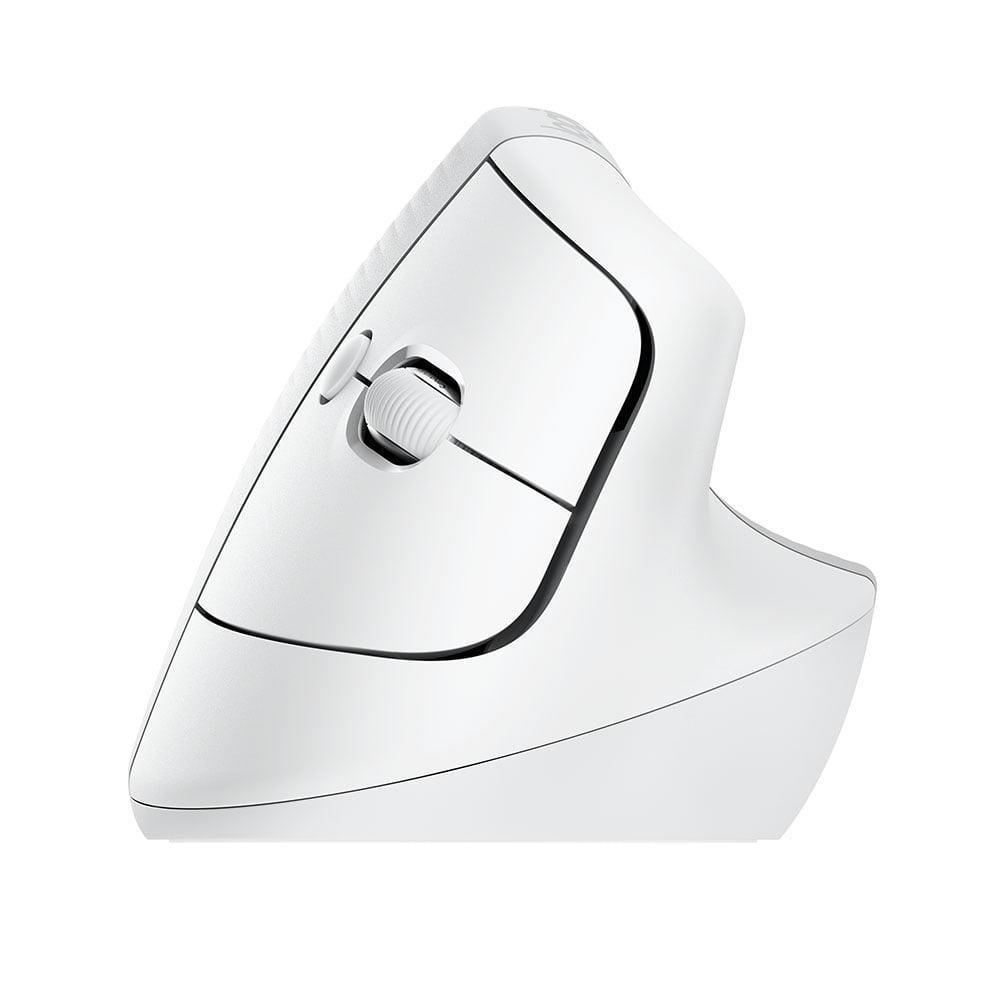Mouse Logitech Lift Branco sem Fio Ergonômico - 910-006469-C - Mega Market