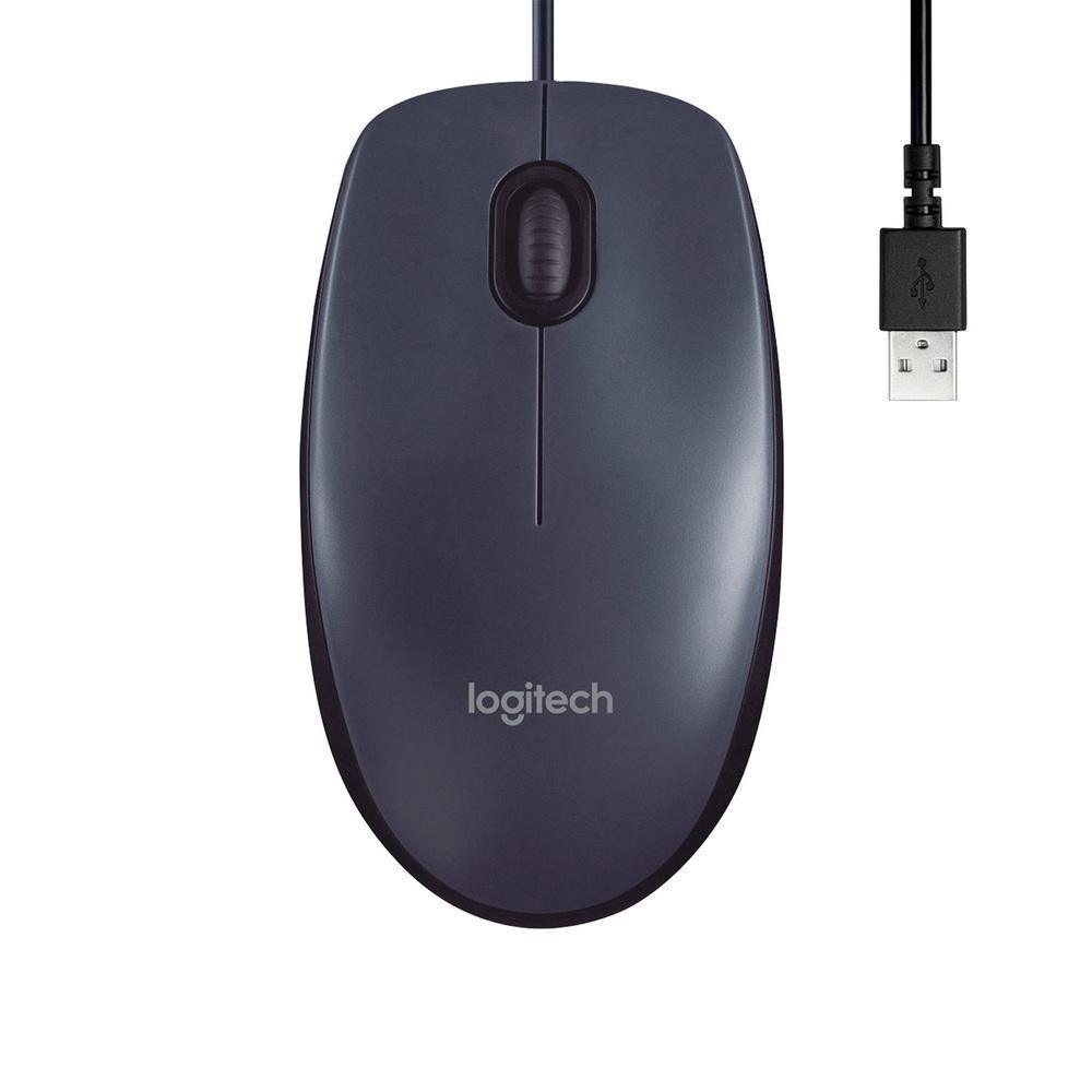 Mouse Logitech M100 Preto USB 910-001601-C - Mega Market