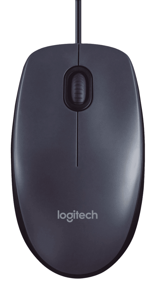 Mouse Logitech M100 Preto USB 910-001601 - Mega Market