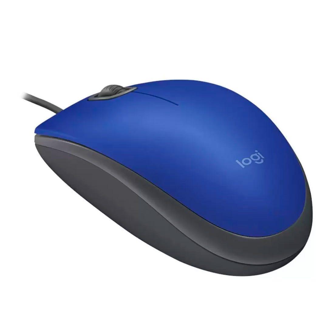 Mouse Logitech M110 Azul USB 910-005491-C - Mega Market