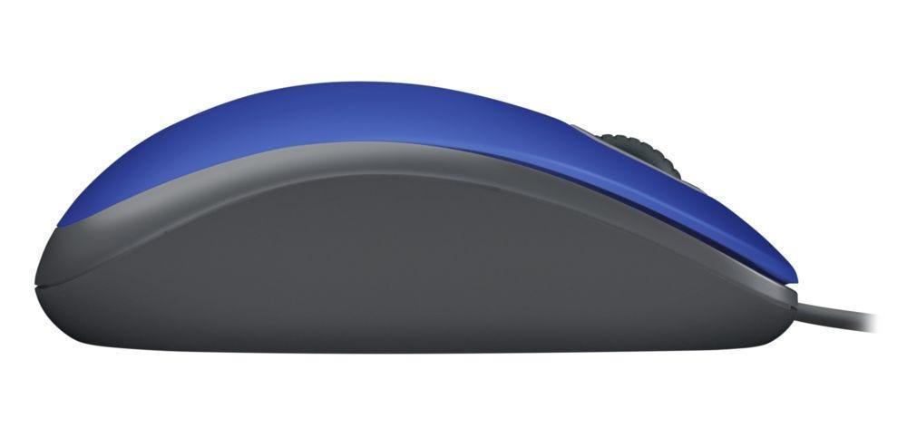 Mouse Logitech M110 Azul USB 910-005491 - Mega Market