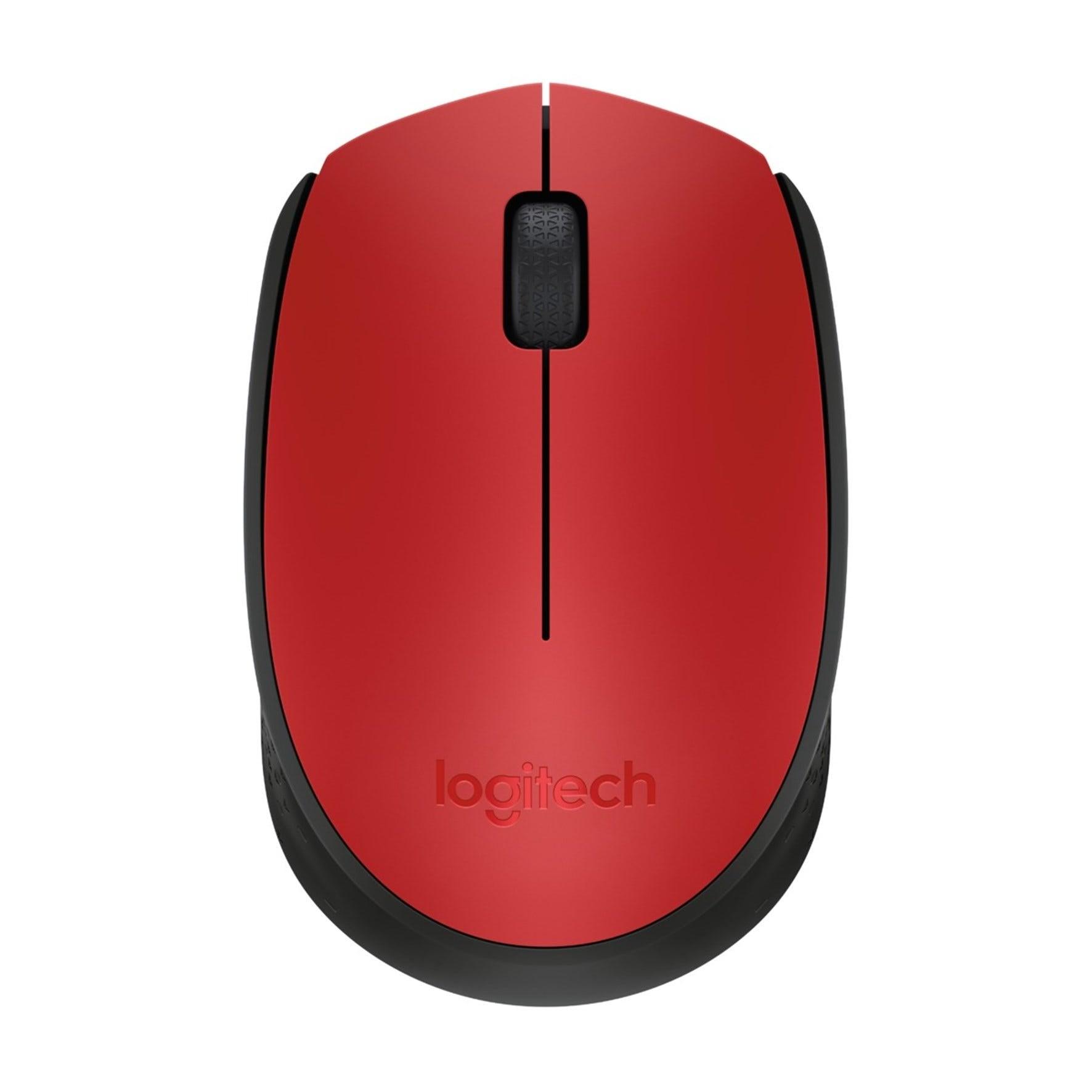 Mouse Logitech M170 Vermelho sem fio 910-004941 - Mega Market
