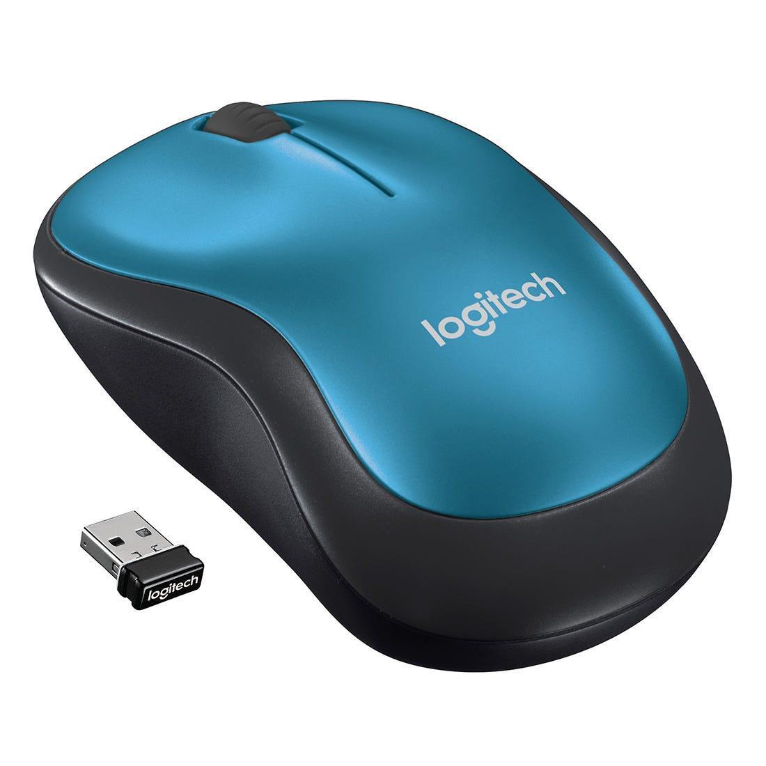 Mouse Logitech M185 Azul sem fio 910-003636-C - Mega Market
