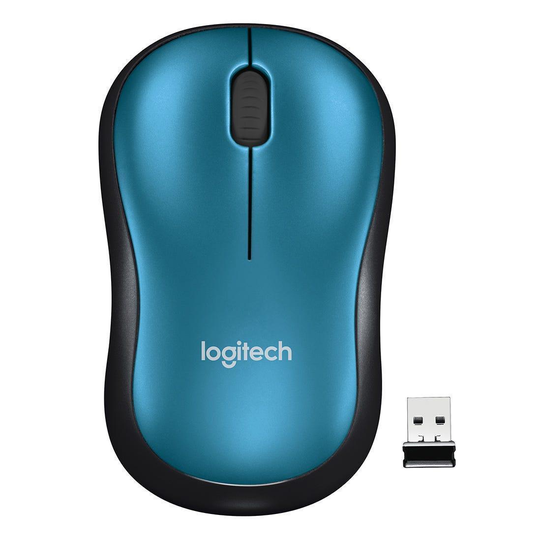 Mouse Logitech M185 Wireless Azul - 910-003636-C - Mega Market