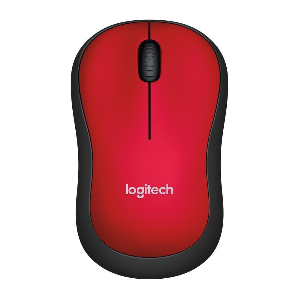 Mouse Logitech M185 Wireless Vermelho - 910-003635-C - Mega Market