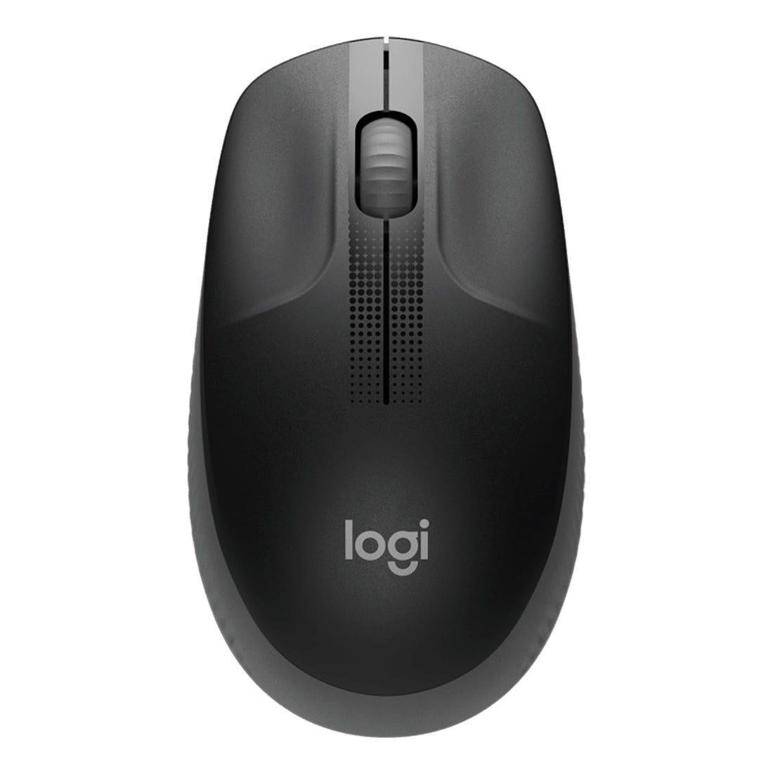 Mouse Logitech M190 Cinza sem fio - 910-005902 - Mega Market