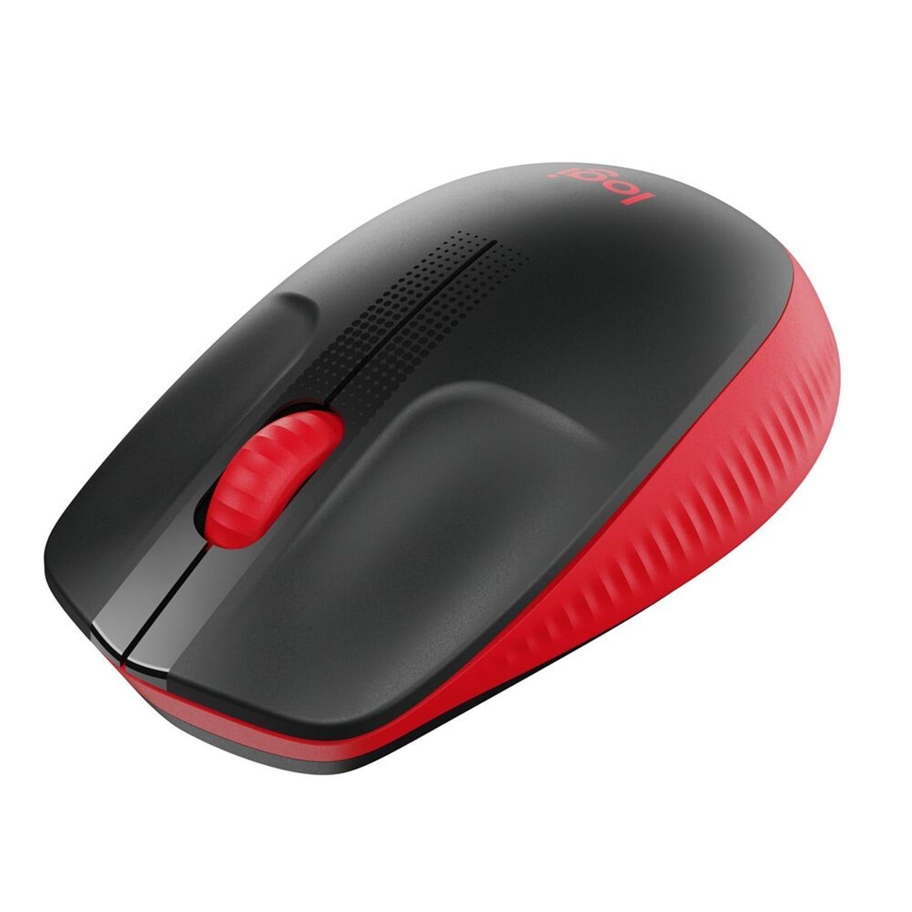 Mouse Logitech M190 Vermelho sem fio 910-005904-V - Mega Market