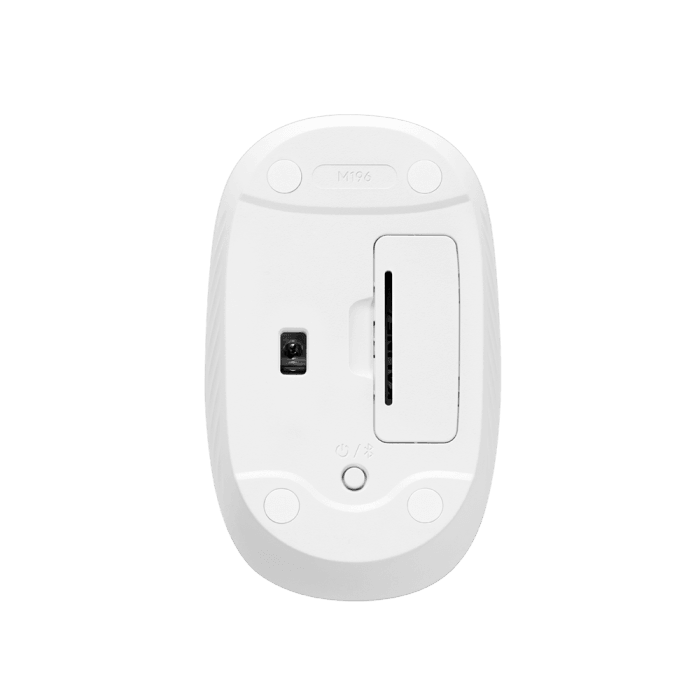 Mouse Logitech M196 Bluetooth Branco sem Fio 910-007457 - Mega Market