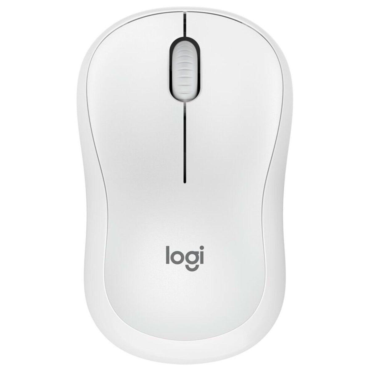 Mouse Logitech M220 Silent Branco sem fio 910-006125-C - Mega Market