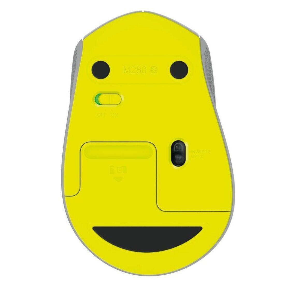 Mouse Logitech M280 Cinza sem fio 910-004285 - Mega Market