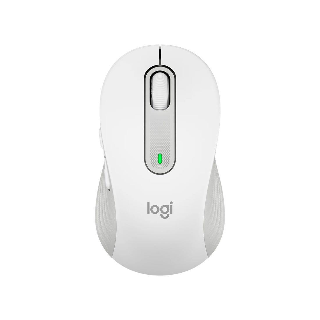 Mouse Logitech M650 Signature Bluetooth Branco 910-006252 - Mega Market