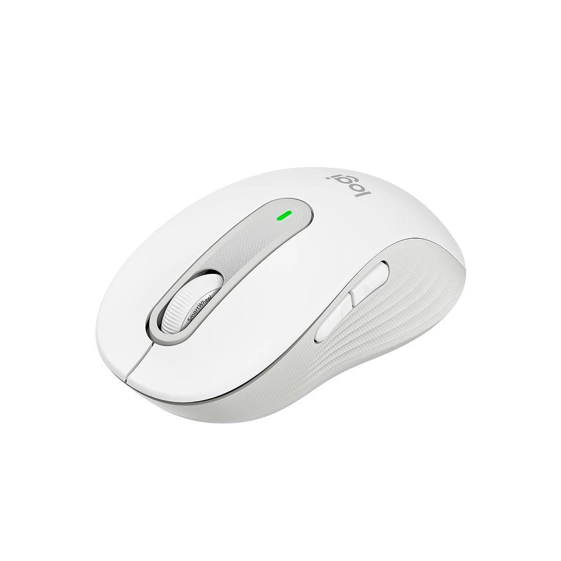 Mouse Logitech M650 Signature Bluetooth Branco 910-006252 - Mega Market