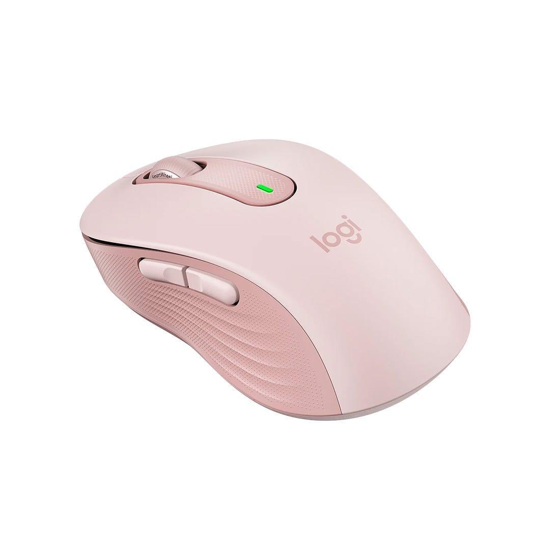 Mouse Logitech M650 Signature Bluetooth Rosa 910-006251 - Mega Market