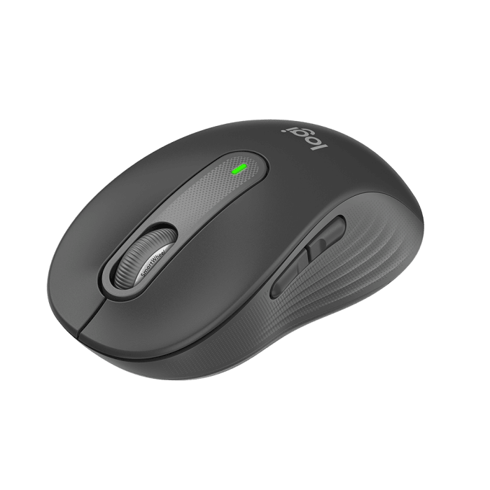 Mouse Logitech M650 Signature L Esquerdo Canhoto Grafite - 910-006234 - Mega Market