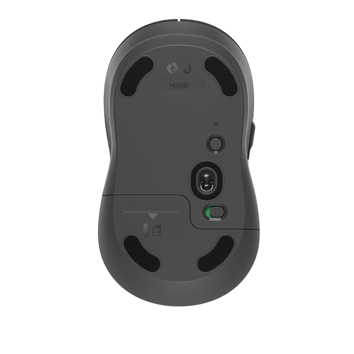 Mouse Logitech M650 Signature L Esquerdo Canhoto Grafite - 910-006234 - Mega Market