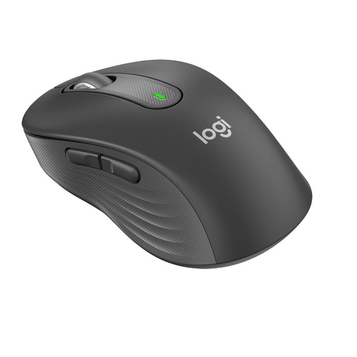 Mouse Logitech M650 Signature L Esquerdo Canhoto Grafite - 910-006234 - Mega Market