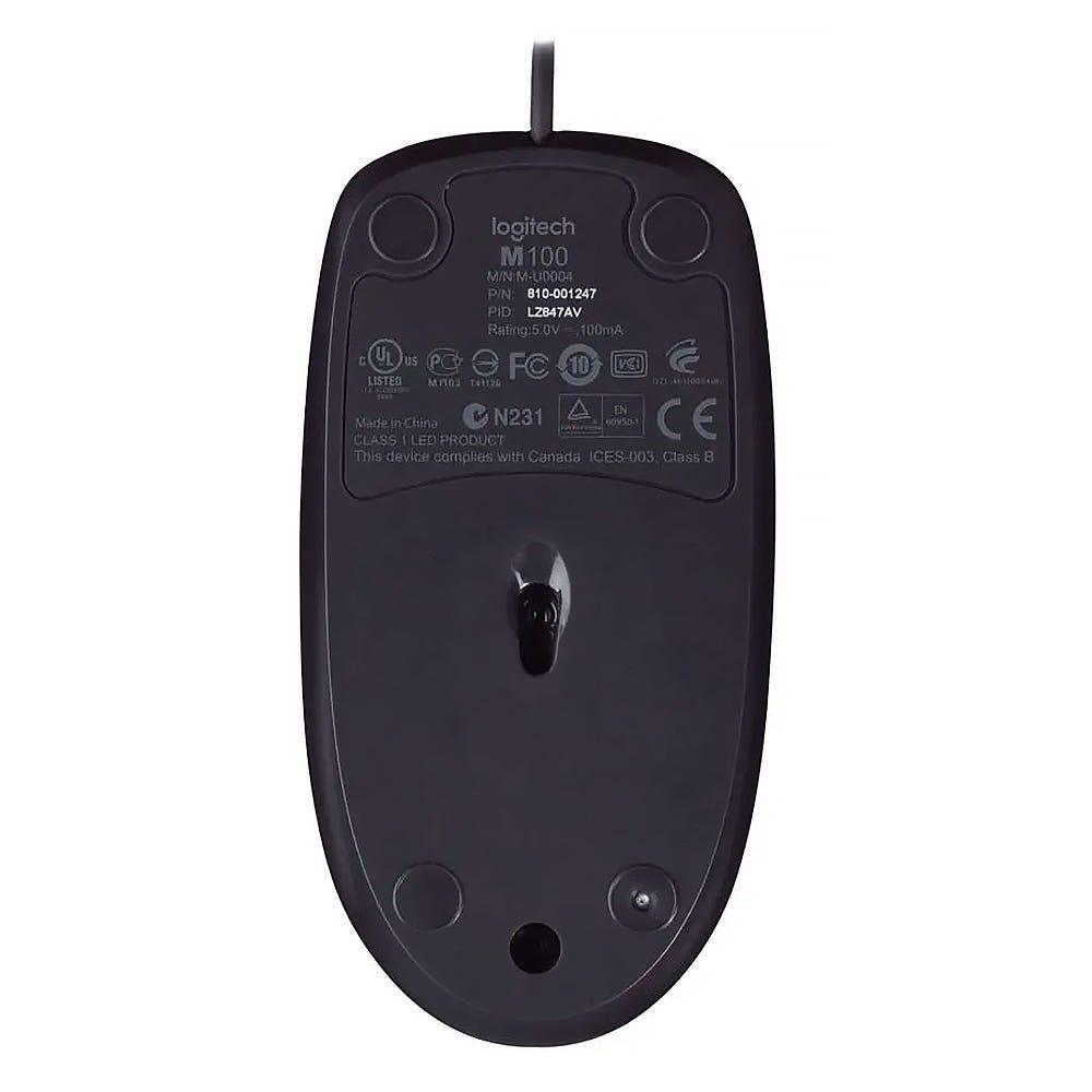 Mouse Logitech M90 Preto USB 910-004053-C - Mega Market