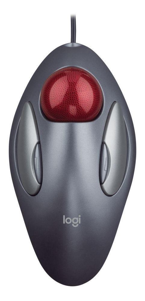 Mouse Logitech Marble TrACkman USB/PS2 Prata 910-000806 - Mega Market