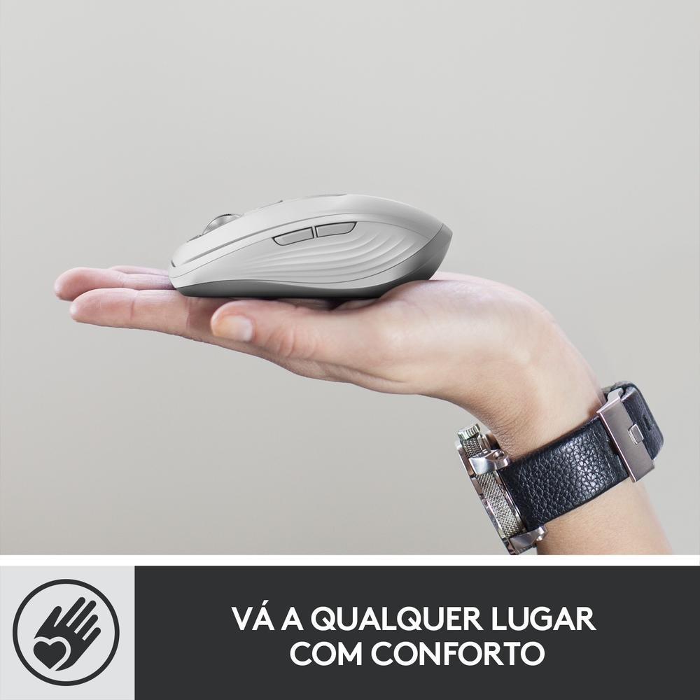 Mouse Logitech MX Anywhere 3 Branco sem fio 910-005993-V - Mega Market