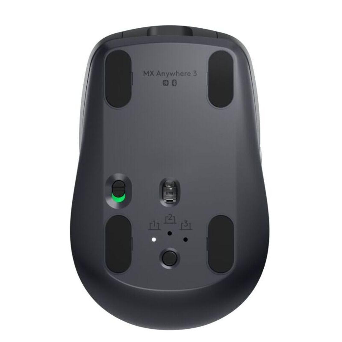 Mouse Logitech MX Anywhere 3 Preto sem fio 910-005992 - Mega Market
