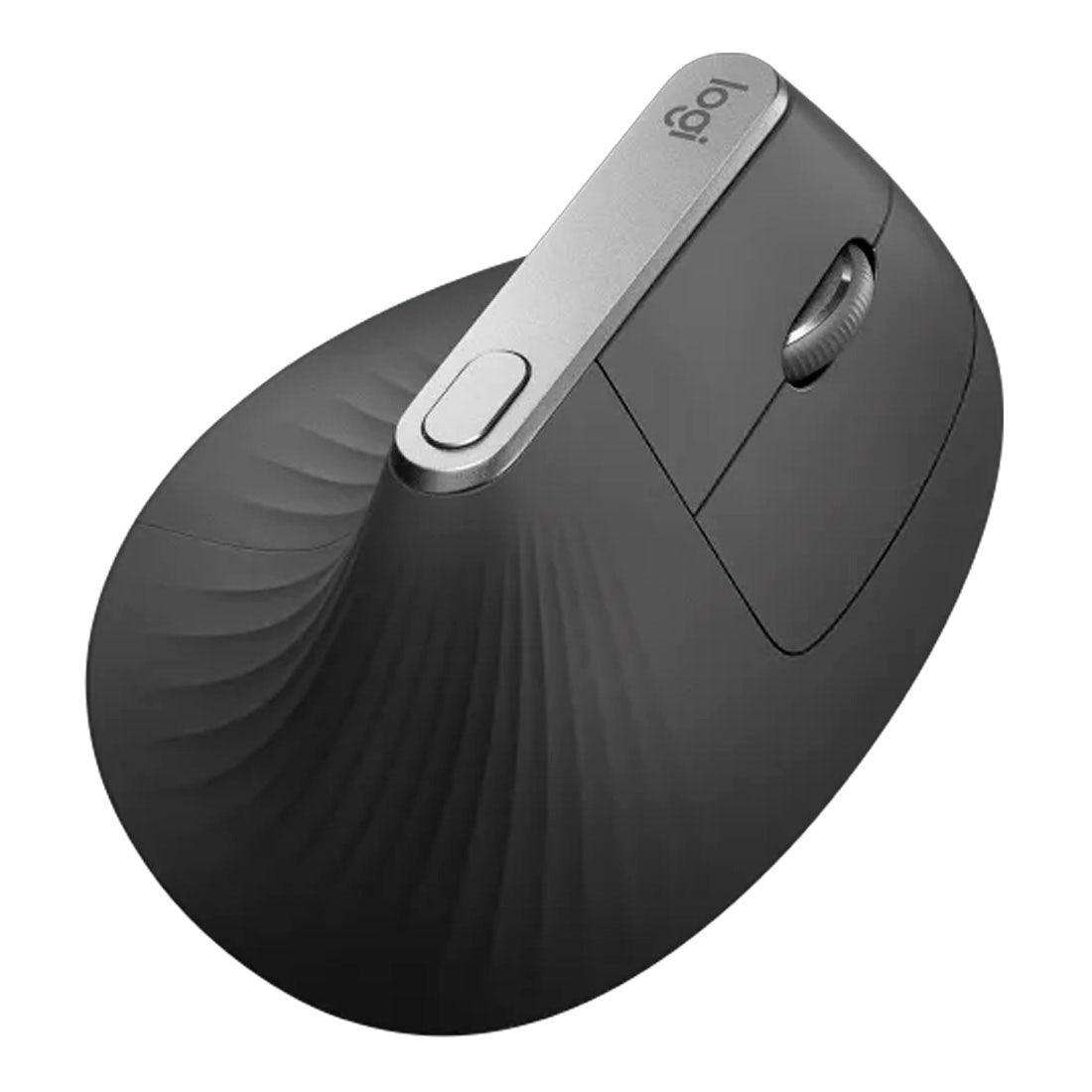 Mouse Logitech MX Vertical Grafite sem Fio - 910-005449 - Mega Market