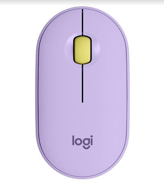 Mouse Logitech Pebble M350 Lilás sem Fio 910-006659 - Mega Market