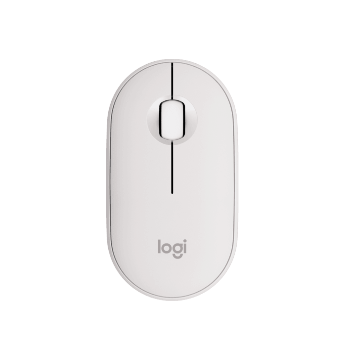 Mouse Logitech Pebble Mouse 2 M350s Branco - 910-007047 - Mega Market