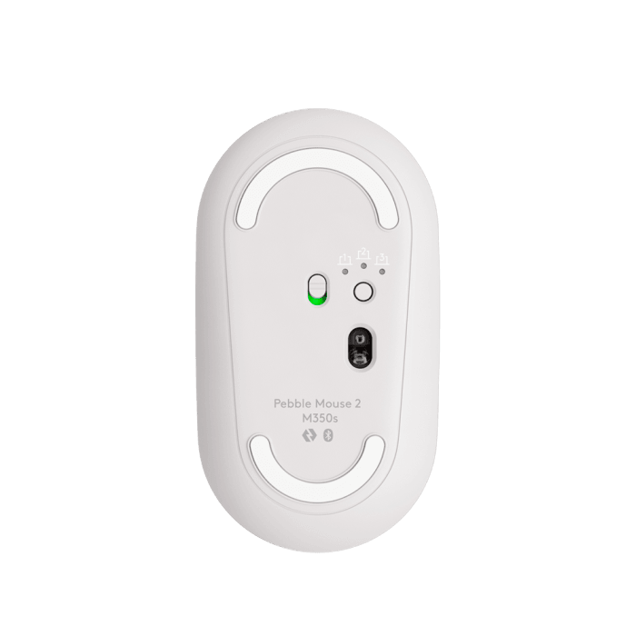 Mouse Logitech Pebble Mouse 2 M350s Branco - 910-007047 - Mega Market