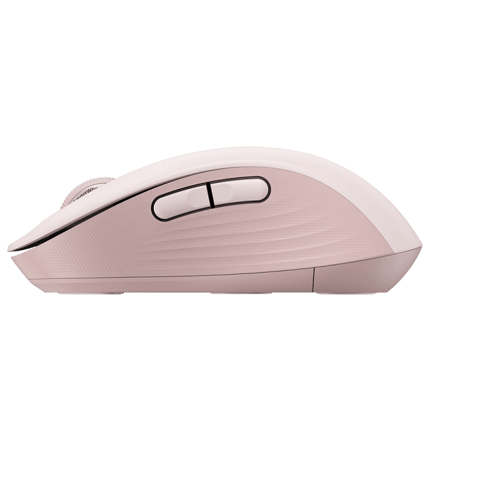 Mouse Logitech Signature M650 Bluetooth Rosé - 910-006251 - Mega Market