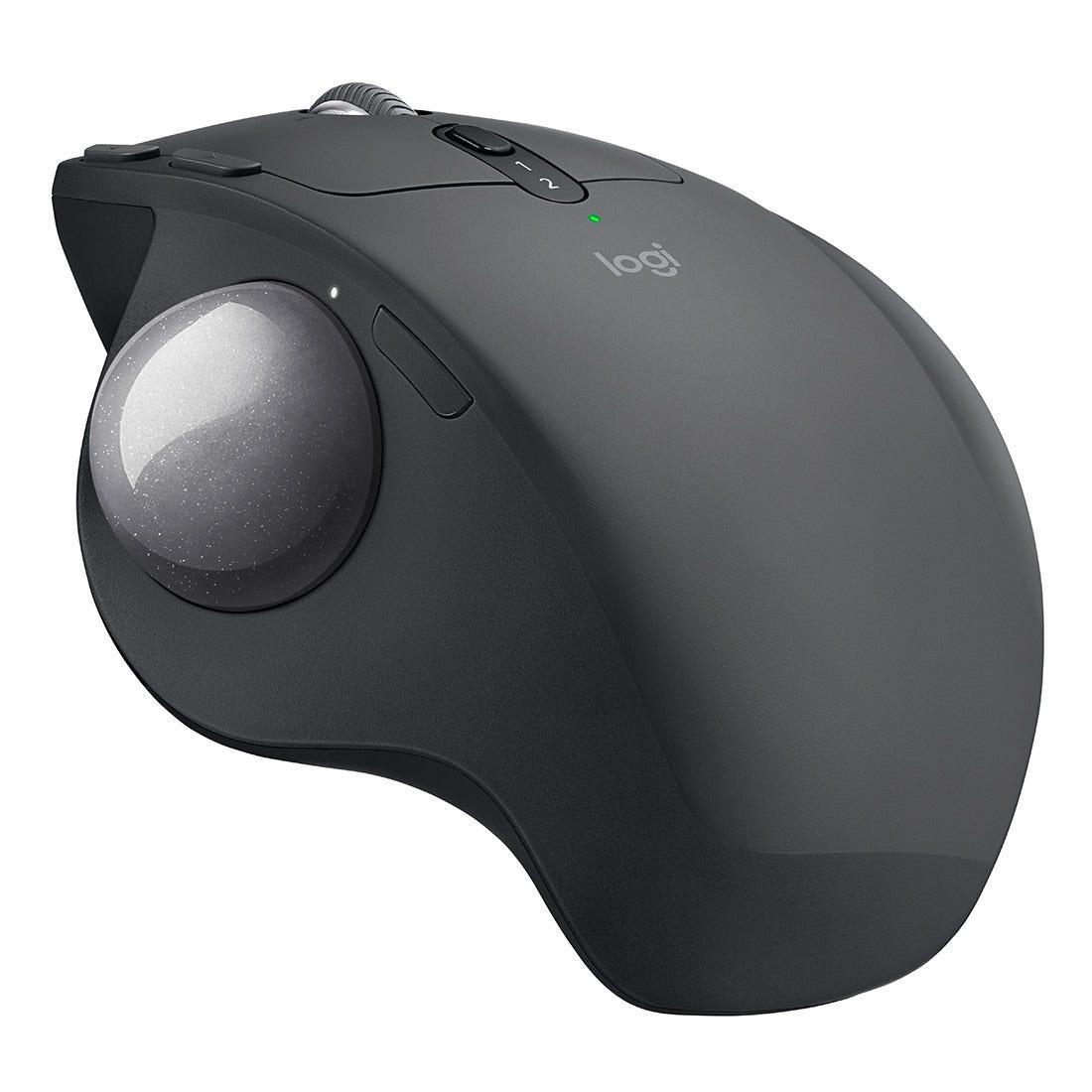 Mouse Logitech Trackball MX ERGO Cinza sem fio 910-005177-C - Mega Market