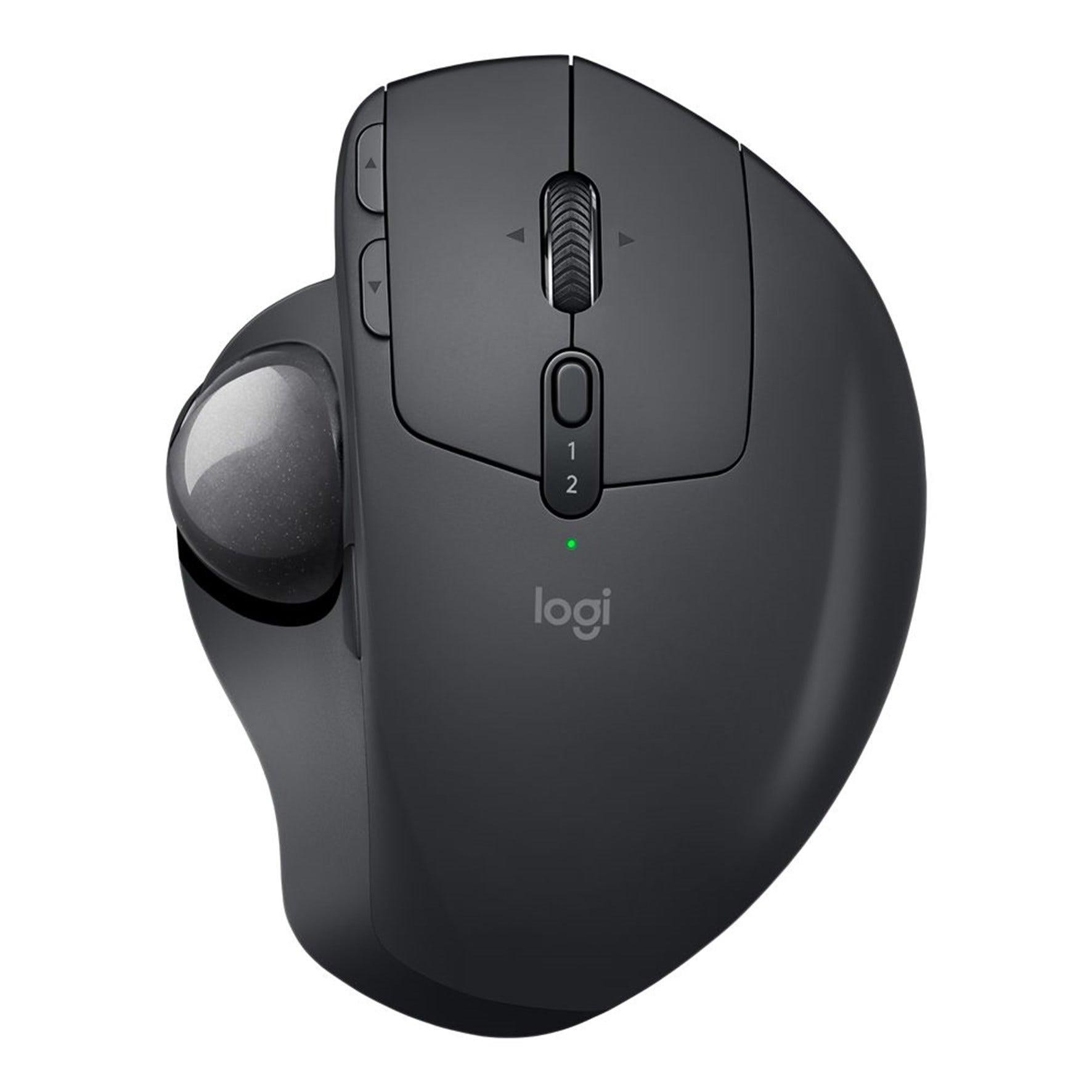 Mouse Logitech Trackball MX ERGO Cinza sem fio - 910-005177 - Mega Market