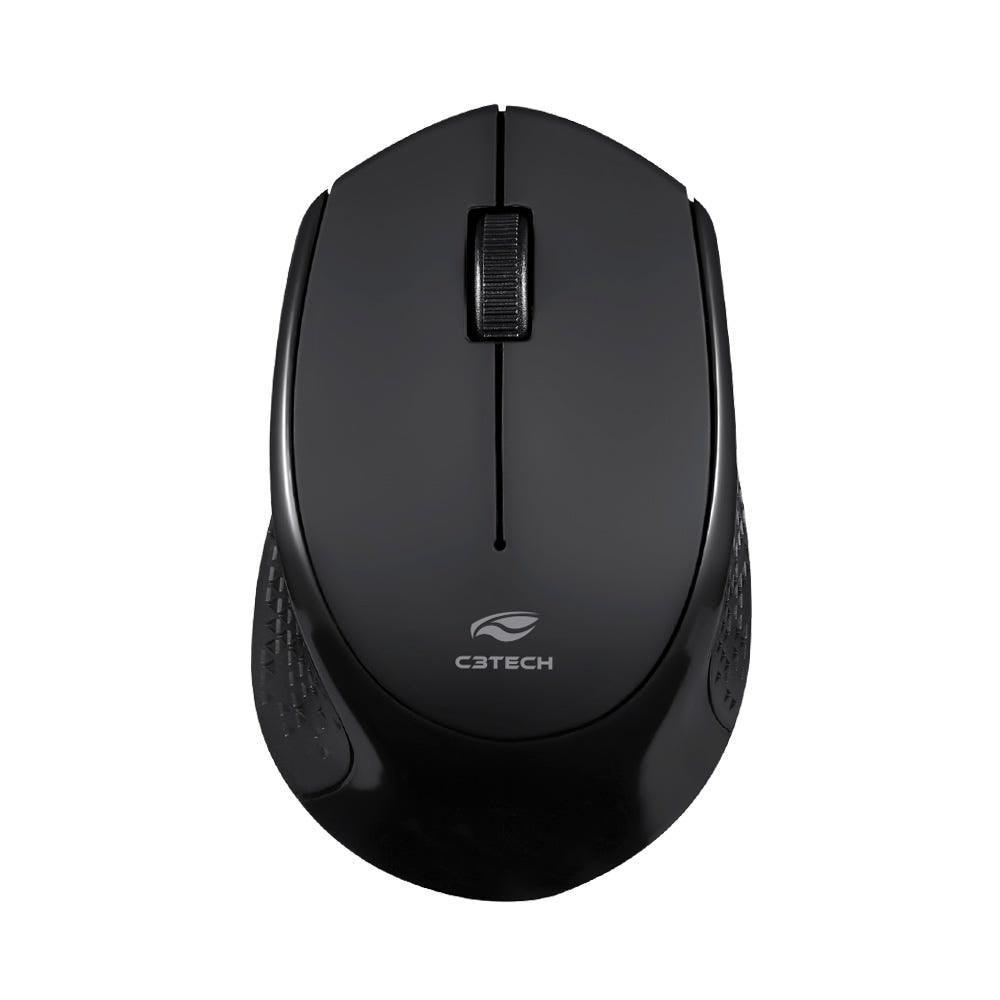 Mouse Sem Fio C3Tech RC Nano M-W50BK Preto - M-W50BK - Mega Market