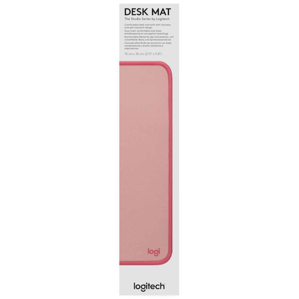 Mousepad Logitech Desk Mat Studio XL Rosa 956-000048-B - Mega Market