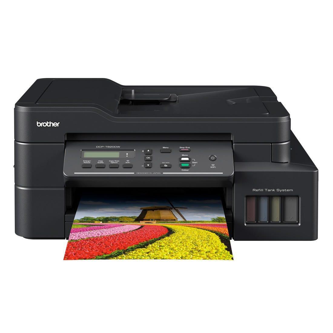 Multifuncional Brother DCP-T820DW Tanque de Tinta Wi-Fi USB - DCPT820DW - Mega Market