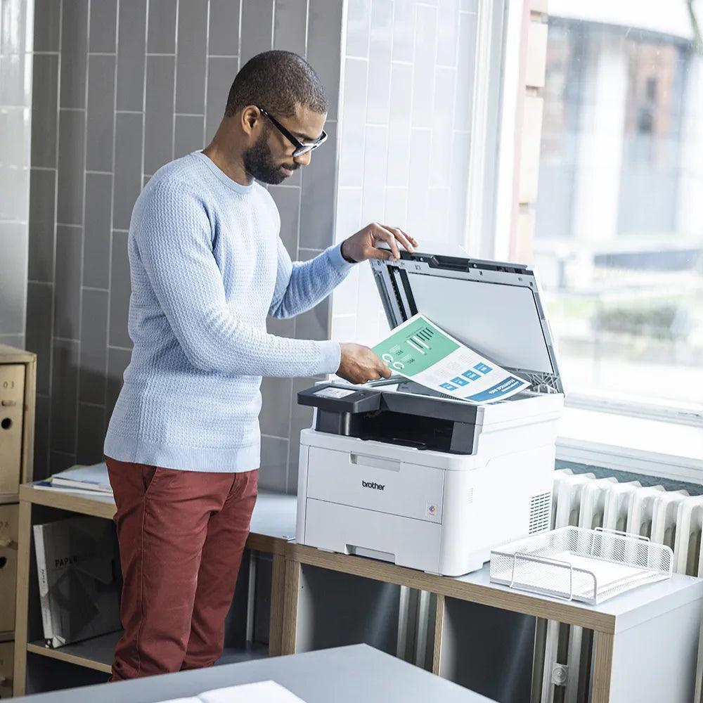 Multifuncional Brother DCPL3560CDW Colorida A4 Duplex Wi-Fi - DCPL3560CDW - Mega Market