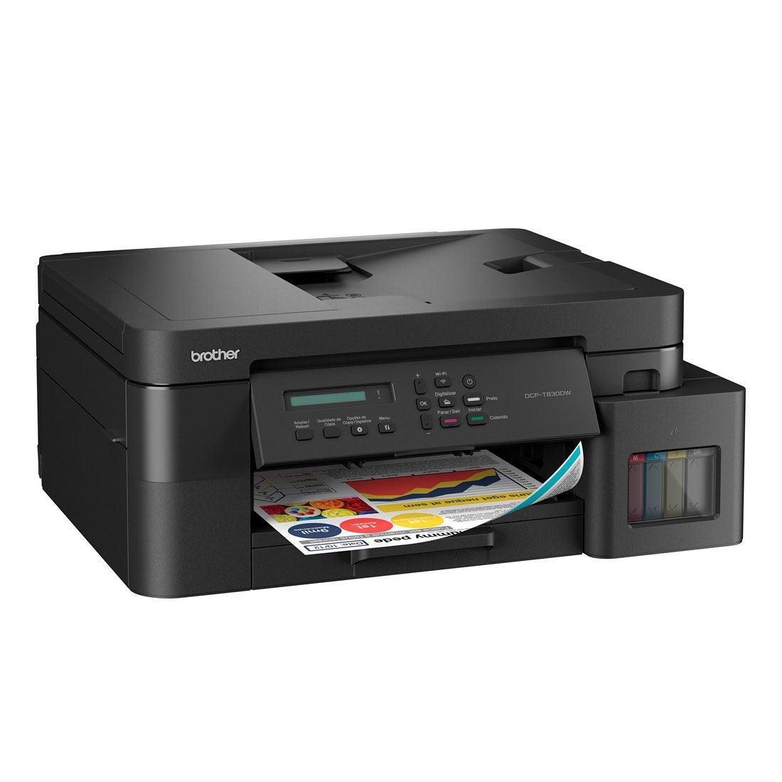 Multifuncional Brother Tank 110V Colorida A4 Wi-fi USB - DCPT830DW - Mega Market