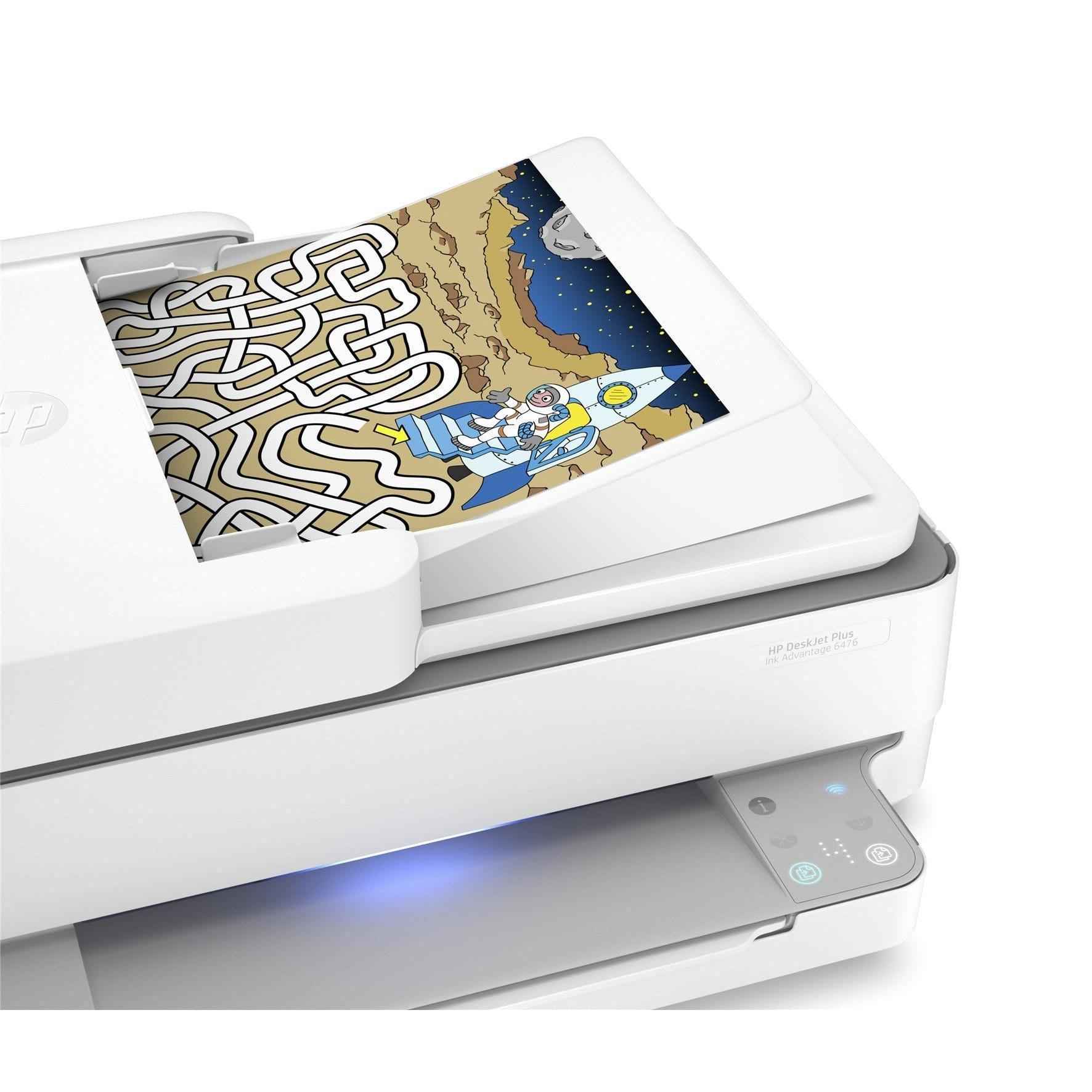 Multifuncional HP 6476 DeskJet Plus Ink - 5SD79A#AC4 - Mega Market