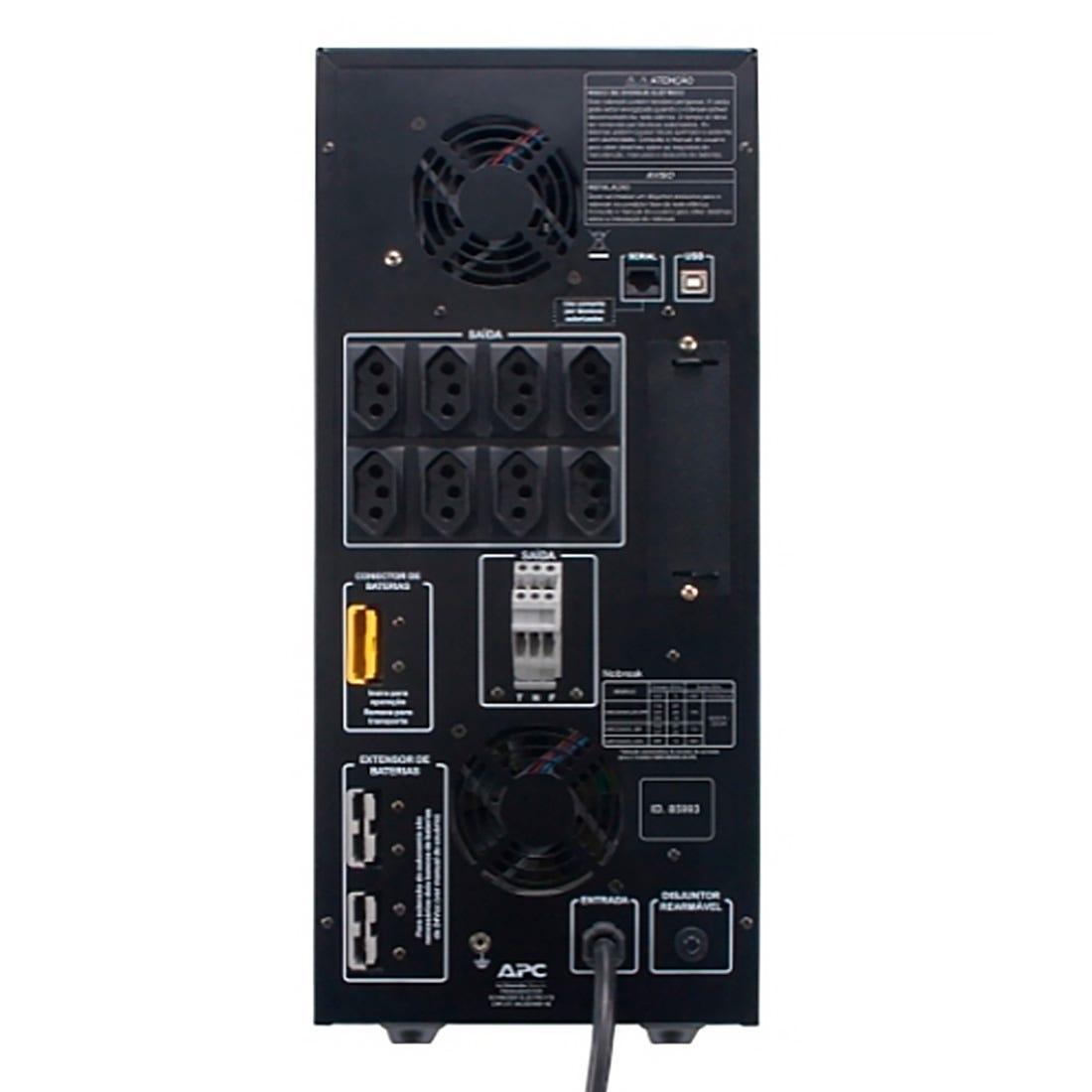 Nobreak APC Smart-UPS 3000va Mono115 SMC3000XL-BR - Mega Market