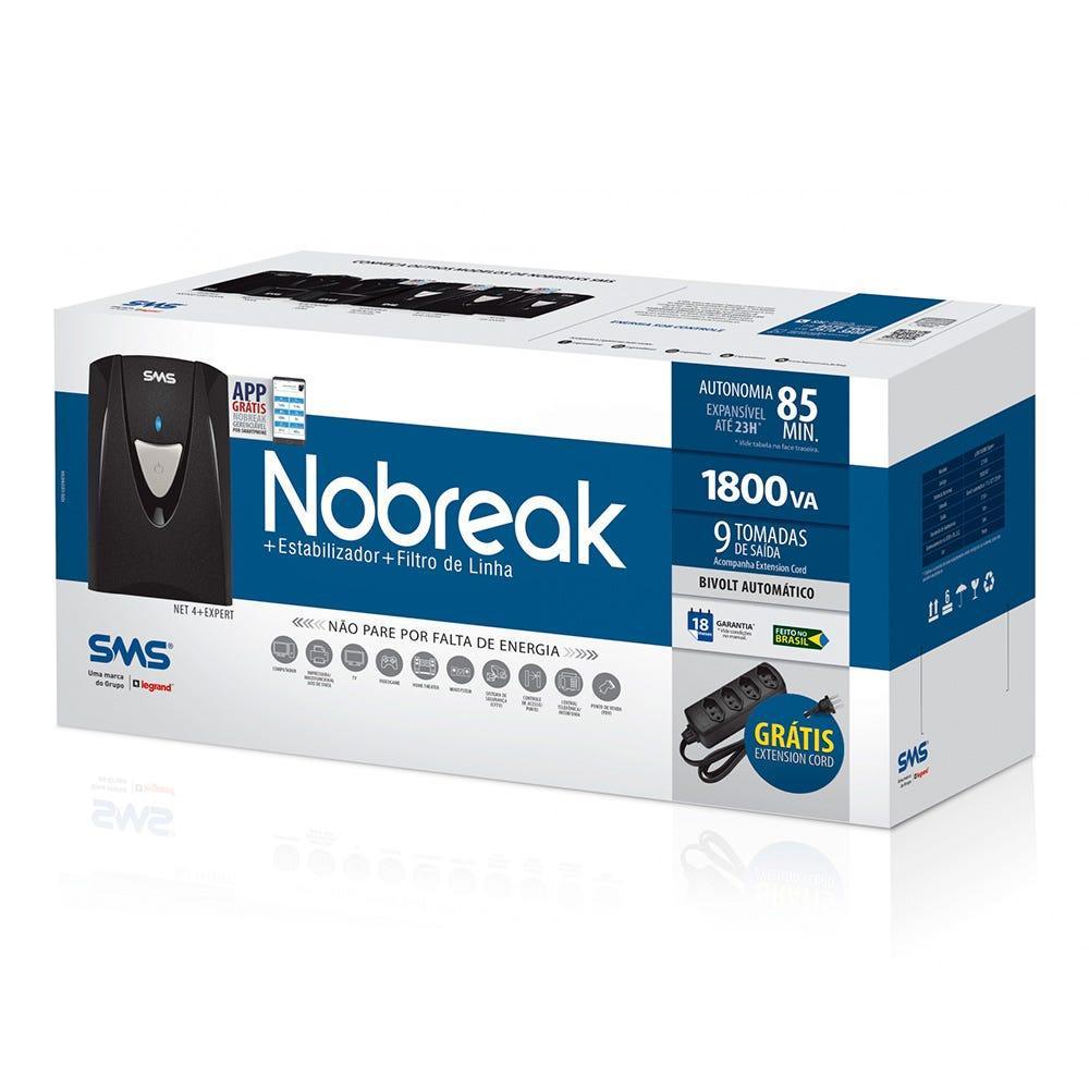 Nobreak SMS NET4+ uSM1800VA Bi 115 Expert 27300 - Mega Market