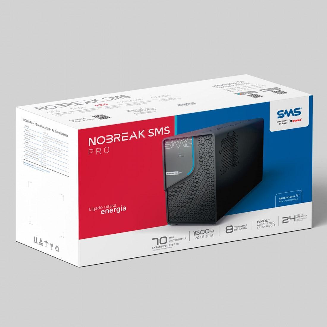 Nobreak SMS Pro 1500 VA Bivolt - 29401 - Mega Market